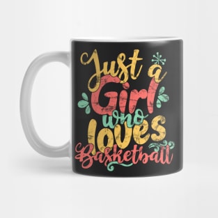 Just A Girl Who Loves Basketball Gift product Mug